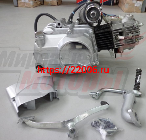 Двигатель 1P52FMH 110см3 эл.стар, ПОЛУАВТОМАТ без рыч.сц, Delta,Alpha, маркировка 49см3 (СЕРЕБРИСТЫЙ Двигатель 1P52FMH 110см3 эл.стар, ПОЛУАВТОМАТ без рыч.сц, Delta,Alpha, маркировка 49см3 (СЕРЕБРИСТЫЙ