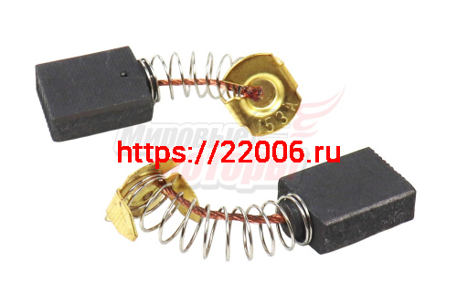 Щетки (№614) Макита (6,3х13,5х16) CB-153 Пружина,пятак-уши,отстрел 1