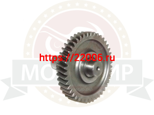Шестерня редуктора GY6-125/150 ведущая (блок шестерня) D-69мм, h-60,5мм, d-15 косой зуб 42з (13з) фото 2 Шестерня редуктора GY6-125/150 ведущая (блок шестерня) D-69мм, h-60,5мм, d-15 косой зуб 42з (13з) фото 2