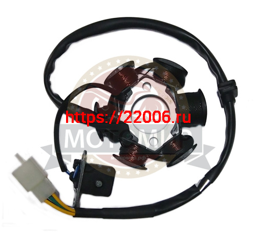 Зажигание 1P56 FMJ-2 голое (без маховика) (5+1) 5 проводов (Е7-6) Зажигание 1P56 FMJ-2 голое (без маховика) (5+1) 5 проводов (Е7-6)