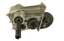 Коробка Буран реверса (СУПЕР УСИЛЕННАЯ) цепь 2х рядная шаг 12,7 + звездочка 2х рядная ведущая Z29