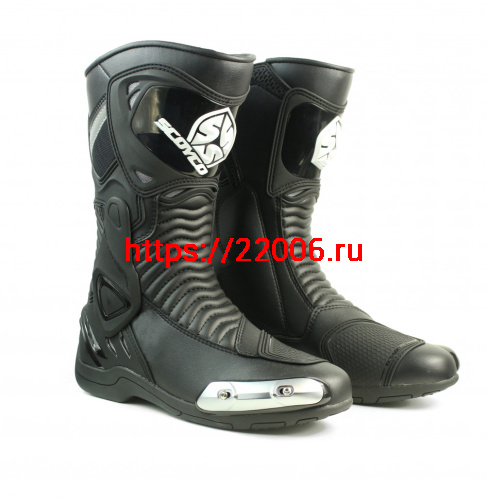 Мотоботы Scoyco MR001 черные 44 Мотоботы Scoyco MR001 черные 44