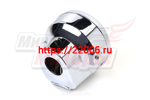 Фара Alpha, Delta, Zodiak, ОВ-70 круглая в сборе (Хром) фото 2 Фара Alpha, Delta, Zodiak, ОВ-70 круглая в сборе (Хром) фото 2