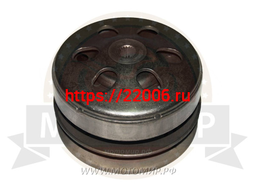 Муфта сцепления GY6-125/150,152QMI,157QMJ,ATV150 в сборе (компл) (колодки, конус ведущий) Муфта сцепления GY6-125/150,152QMI,157QMJ,ATV150 в сборе (компл) (колодки, конус ведущий)