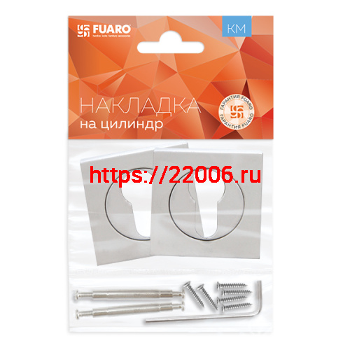 Накладка Fuaro (Фуаро) под цилиндр ET.K.KM52 (ET KM) WH-19 белый фото 2