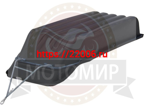 Сани волокуши снегоходные 1700 с отбойником, демпфером (1950х750х650) фото 2