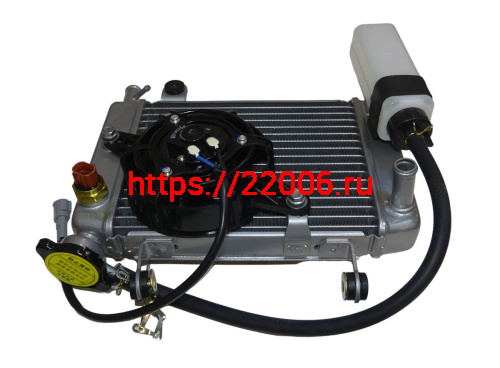 Радиатор охлаждения NC250 Zongshen ZS 177MM в сборе фото 3 Радиатор охлаждения NC250 Zongshen ZS 177MM в сборе фото 3