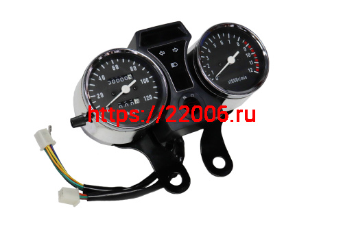 Щиток приборов Delta, Zodiak, ОВ-70 круглый, с тахометром механическим Щиток приборов Delta, Zodiak, ОВ-70 круглый, с тахометром механическим