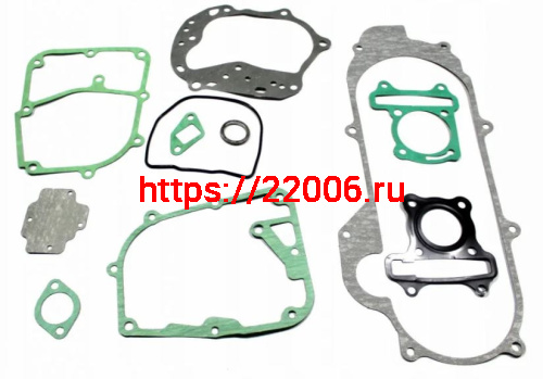 Набор прокладок двигателя 139QMB GY6-82cc d-50 под 10" колесо TMMP Набор прокладок двигателя 139QMB GY6-82cc d-50 под 10" колесо TMMP