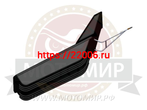 Сани волокуши снегоходные 1900 с отбойником, демпфером, накладками (2120х980х670)