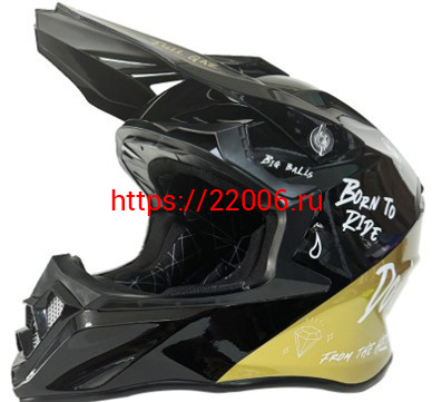 Мотошлем VIRTUE MD-902 Кросс черный с надписью (L) Мотошлем VIRTUE MD-902 Кросс черный с надписью (L)