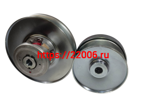 Вариатор TAV2 40, на вал 19, в комплекте 2 шкива, КЛИНОВОЙ (вариатор-19.05мм, ведомый диск -19.05мм) фото 4