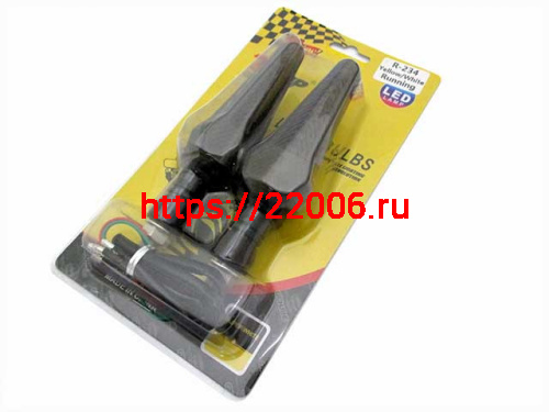 Указатель поворота светодиодный №14 (LED-R234) черный (2 штуки) Указатель поворота светодиодный №14 (LED-R234) черный (2 штуки)