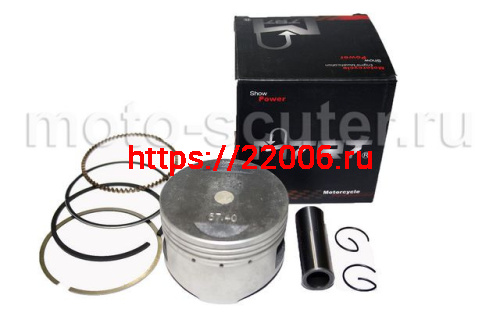 Поршень в сборе MTRT 139QMB 4т 70cc d-47 std стандартный (TW) Поршень в сборе MTRT 139QMB 4т 70cc d-47 std стандартный (TW)