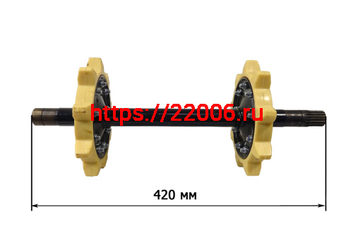 Вал Буран ведущий (со шлицами со звездочками) (НАБОР) фото 3 Вал Буран ведущий (со шлицами со звездочками) (НАБОР) фото 3