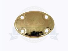 Крышка крышки картера СG125 левой овальная 4 отв.