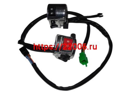 Переключатель ROADSTER RA1левый+правый, в сборе (72201-J0E6-0000+72301-J0E6-0000) фото 2 Переключатель ROADSTER RA1левый+правый, в сборе (72201-J0E6-0000+72301-J0E6-0000) фото 2