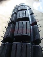 Покрышка 17" 2,50-17 камерная (протектор T500) задняя, кросс. (Alpha, Delta) "КУБИКИ" МАРКИРОВАННАЯ