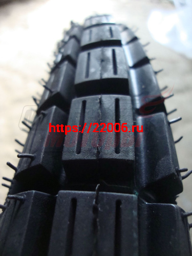 Покрышка 17" 2,50-17 камерная (протектор T500) задняя, кросс. (Alpha, Delta) "КУБИКИ" МАРКИРОВАННАЯ Покрышка 17" 2,50-17 камерная (протектор T500) задняя, кросс. (Alpha, Delta) "КУБИКИ" МАРКИРОВАННАЯ