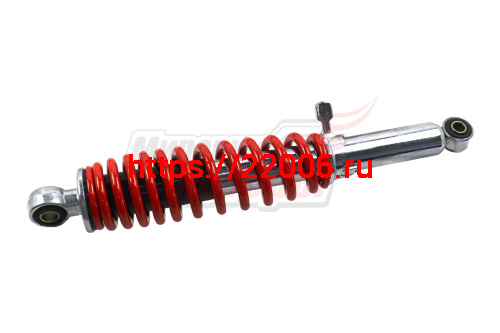 Амортизатор зад. L-345, D1-24, d1-12, Н1-20, D2-24, d2-10,Н2-20 ЦВЕТНАЯ ПРУЖИНА (без стакана) Alpha Амортизатор зад. L-345, D1-24, d1-12, Н1-20, D2-24, d2-10,Н2-20 ЦВЕТНАЯ ПРУЖИНА (без стакана) Alpha