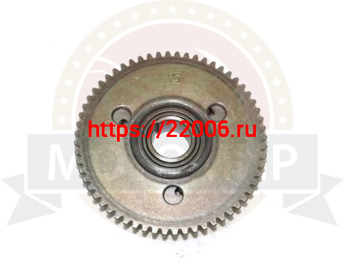 Муфта обгонная эл. стартера 152QMI,157QMJ 60Т в сборе (со звездой) фото 2