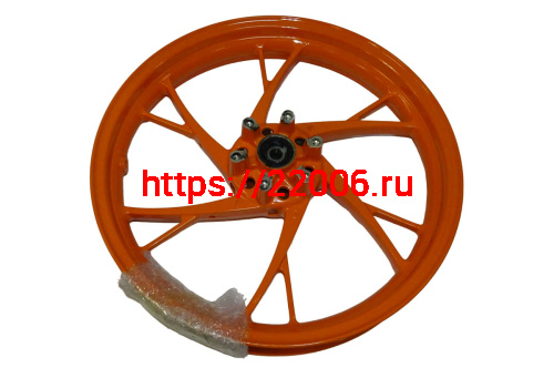 Обод 17" передний литой,  диск. тормоз 2,5-17  NITRO200  XY200-9  6 отв. (ось 15мм) (54020262)