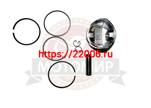 Поршень 160F (GX120) 60мм (поршень, кольца, палец d13мм, стоп. кольца) (13311+13312+13313+13400)