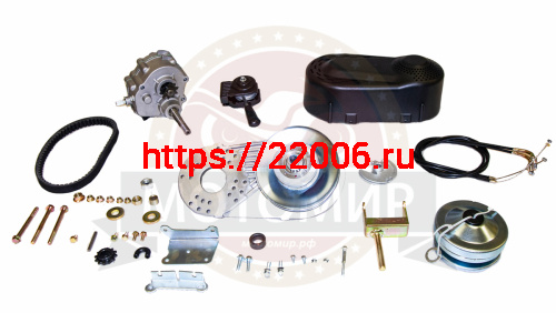 Коробка реверса с редуктором TAV 2-30, + ВАРИАТОР, звезды 12/цепь #35 и 10 цепь 420 фото 2