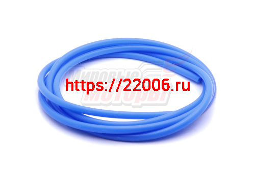 Бензошланг скутер, мопед СИЛИКОН синий d=8(4) mm (1м) "ММ" Бензошланг скутер, мопед СИЛИКОН синий d=8(4) mm (1м) "ММ"