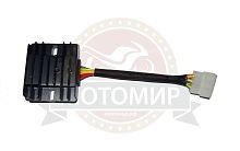 Реле регулятор 6 конт. 3х фазный с проводом Динго Т150 большой разъем Линхай400