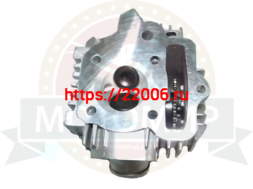 Головка цилиндра "Альфа, Zodiak" в сборе 50 мм (100 см3) (клапана, распр., коромысло и т.д.) фото 4