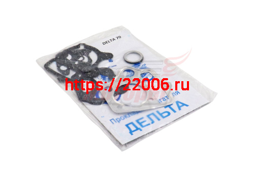 Набор прокладок двигателя DELTA-70 средний (6 шт) (Россия) Набор прокладок двигателя DELTA-70 средний (6 шт) (Россия)