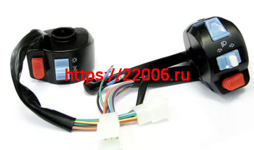 Переключатели руля В-09 139QMB 50сс задний дисковый передний дисковый тормоз Переключатели руля В-09 139QMB 50сс задний дисковый передний дисковый тормоз