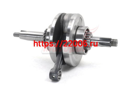 Коленвал Alpha, Delta, Zodiak (125 см3) в сборе с подш. и звездой ГРМ Коленвал Alpha, Delta, Zodiak (125 см3) в сборе с подш. и звездой ГРМ