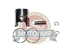 Поршень 47,00 мм 2 такт. скутер Stels 80 (кольца, палец d12мм, стопор. кольца) (НАБОР)