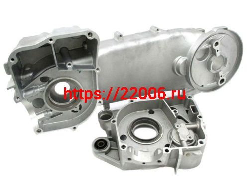 Картер двигателя 150сс 157QMJ левый и правый под 13" колесо Картер двигателя 150сс 157QMJ левый и правый под 13" колесо