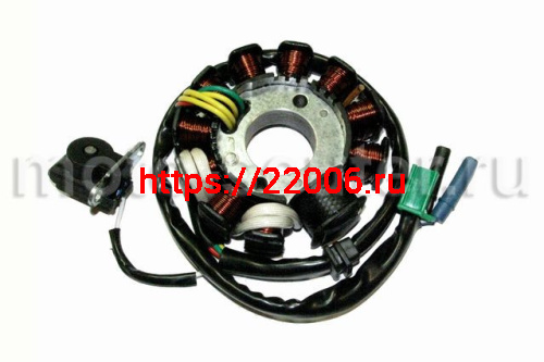 Статор генератора 152QMI,157QMJ 125/150сс 11 катушек TMMP