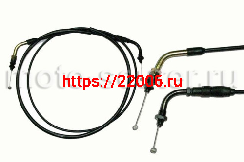 Трос газа (резьба) 139QMB 50cc L-195см TMMP Трос газа (резьба) 139QMB 50cc L-195см TMMP