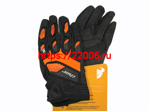 Перчатки THOR T01 (L) оранжевые Перчатки THOR T01 (L) оранжевые