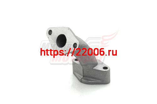 Патрубок карбюратора Delta, Zodiak 50сс (впуск.коллектор) короткий (d17мм) СЕРЕБРИСТЫЙ Патрубок карбюратора Delta, Zodiak 50сс (впуск.коллектор) короткий (d17мм) СЕРЕБРИСТЫЙ