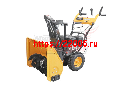 Снегоуборщик GardenPro  7,0 л.с KCM24D (ширина 61см,высота 51см,4вперед/1назад,электро/ручн.старт,13x4.10-6, 212сс ZONGSHEN 170F,68кг,ФАРА)