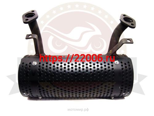 Глушитель LIFAN 2V80F (18000-A1310-0001) (НАБОР) фото 2