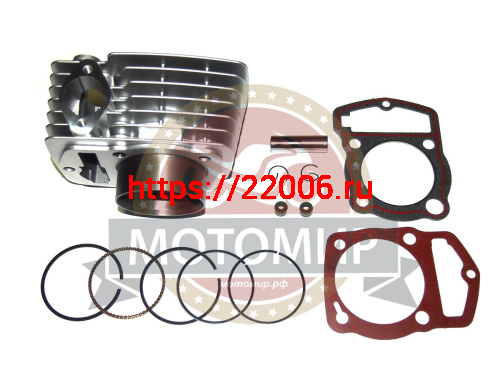 Цилиндр в сборе с поршнем CBB150 см3 62,0 мм (H97мм, h68мм, палец 15мм) узк. кольца