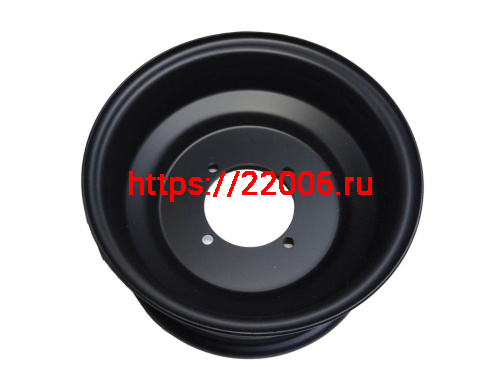 Диск SCOUT для ATV 10", 10"х 5" (4х110) ЦО 90мм, ET +14, черный,BEORN,"Avenger", штампованный  (ПР фото 3